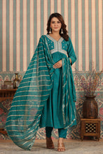 Load image into Gallery viewer, Festive Kurta Pant &amp; Dupatta Suit Set

