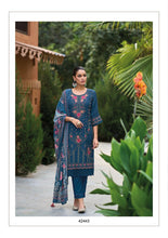Load image into Gallery viewer, Sifaara Suit Set - Navy blue

