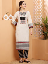 Load image into Gallery viewer, Kurta Pant and dupatta Set
