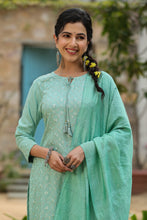 Load image into Gallery viewer, Festive Kurta Pant &amp; Dupatta Suit Set
