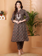 Load image into Gallery viewer, Cotton Kurta and Pant Set
