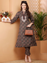 Load image into Gallery viewer, Cotton Kurta and Pant Set
