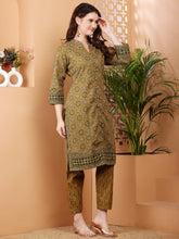 Load image into Gallery viewer, Cotton Kurta and Pant Set

