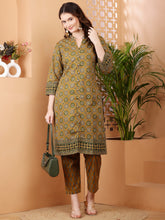Load image into Gallery viewer, Cotton Kurta and Pant Set

