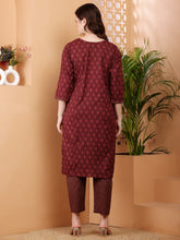 Load image into Gallery viewer, Cotton Kurta and Pant Set
