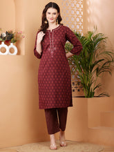 Load image into Gallery viewer, Cotton Kurta and Pant Set
