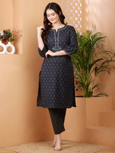Load image into Gallery viewer, Cotton Kurta and Pant Set
