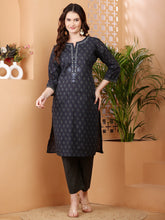 Load image into Gallery viewer, Cotton Kurta and Pant Set
