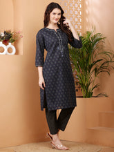 Load image into Gallery viewer, Cotton Kurta and Pant Set
