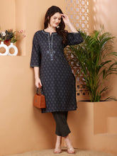 Load image into Gallery viewer, Cotton Kurta and Pant Set
