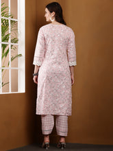 Load image into Gallery viewer, Pretty in Pink Summer Cotton Suit Set
