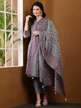 Load image into Gallery viewer, Guldasta Summer Cotton Suit Set
