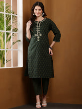 Load image into Gallery viewer, Cotton kurta and pant set
