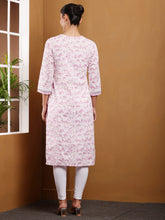 Load image into Gallery viewer, Cotton Embroidered Kurta
