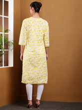 Load image into Gallery viewer, Embroidered Cotton Kurta
