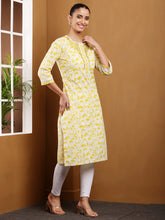 Load image into Gallery viewer, Embroidered Cotton Kurta
