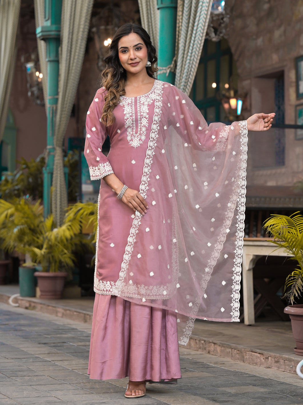 Barkha - Embroidered Suit Set