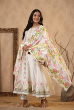 Load image into Gallery viewer, Daksha - Shiffli Anarkali Suit set
