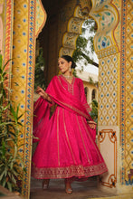 Load image into Gallery viewer, Anarkali Suit set - pink

