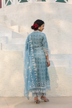 Load image into Gallery viewer, Yachna Anarkali Suit Set - Blue
