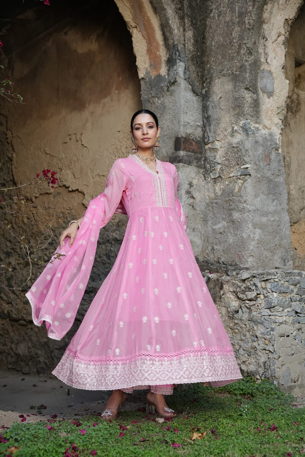 Sufiyana Suit Set - Pink