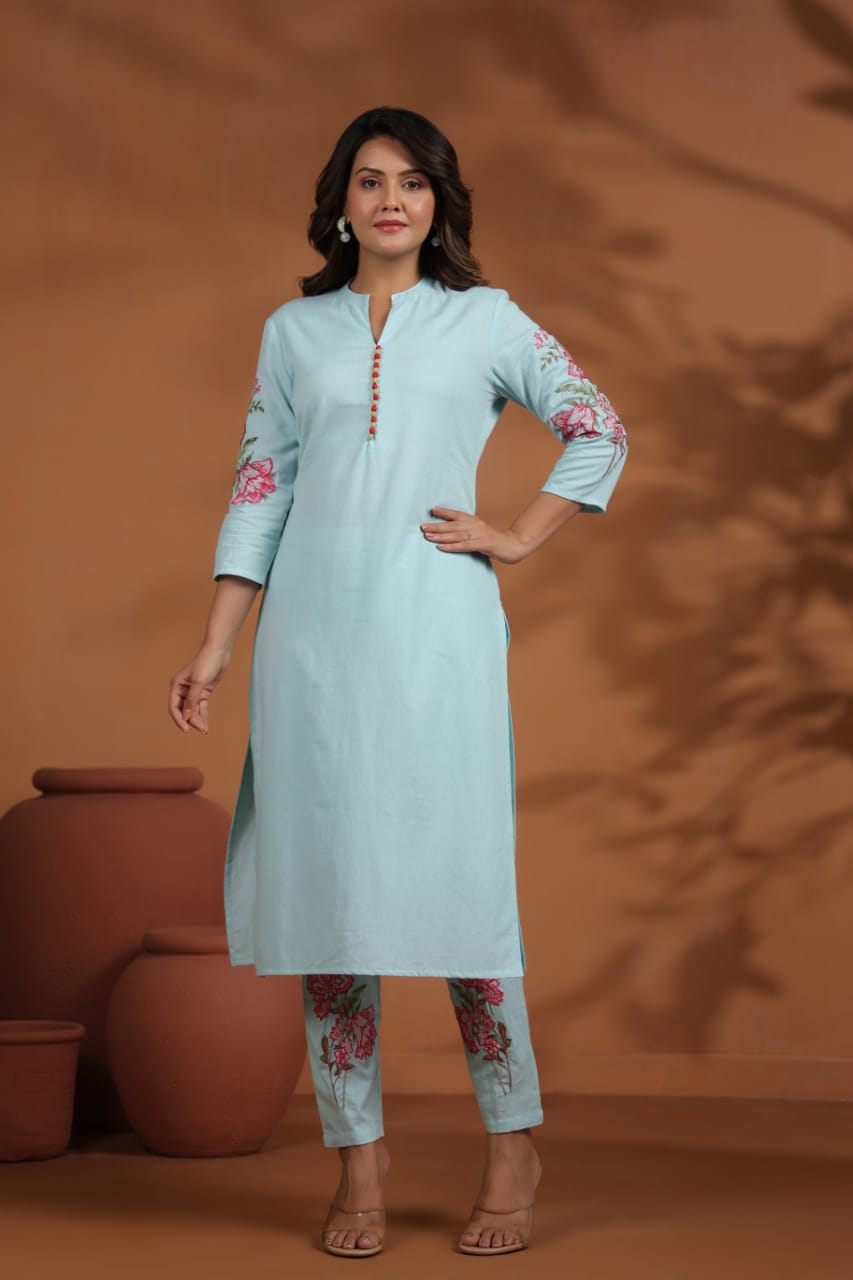 Embroidered Kurta and Pant set (*BESTSELLER*)