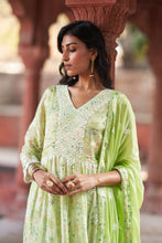 Load image into Gallery viewer, Embroidered Anarkali Suit set
