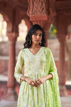 Load image into Gallery viewer, Embroidered Anarkali Suit set
