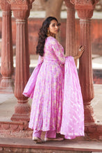 Load image into Gallery viewer, Embroidered Anarkali Suit set
