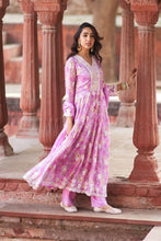 Load image into Gallery viewer, Embroidered Anarkali Suit set
