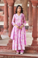 Load image into Gallery viewer, Embroidered Anarkali Suit set
