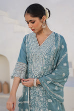 Load image into Gallery viewer, Bahaar Suit Set - Powder blue
