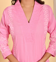 Load image into Gallery viewer, Pink Kurta - Muslin

