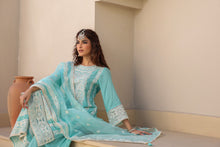 Load image into Gallery viewer, Fida : Cotton Sharara Suit Set : Sea green
