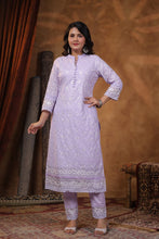 Load image into Gallery viewer, Lavanaya -- Cotton embroidered Suit Set
