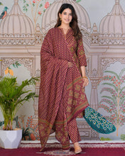 Load image into Gallery viewer, Dharti - Complete Cotton Suit Set
