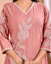 Load image into Gallery viewer, Embroidered Rayon Kurta
