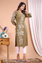 Load image into Gallery viewer, Embroidered Rayon Kurta
