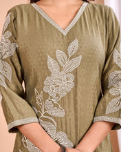 Load image into Gallery viewer, Embroidered Rayon Kurta
