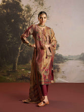 Load image into Gallery viewer, Shimmer chanderi Silk suit set
