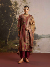 Load image into Gallery viewer, Shimmer chanderi Silk suit set
