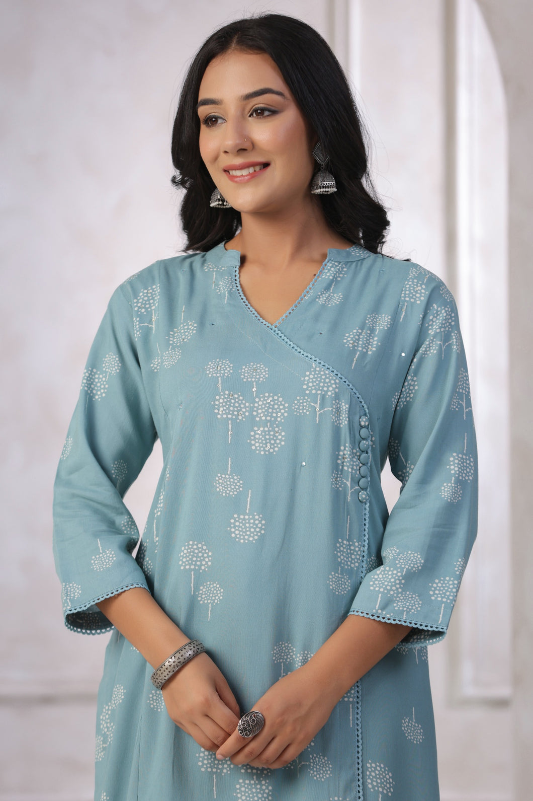 Printed Rayon Kurta