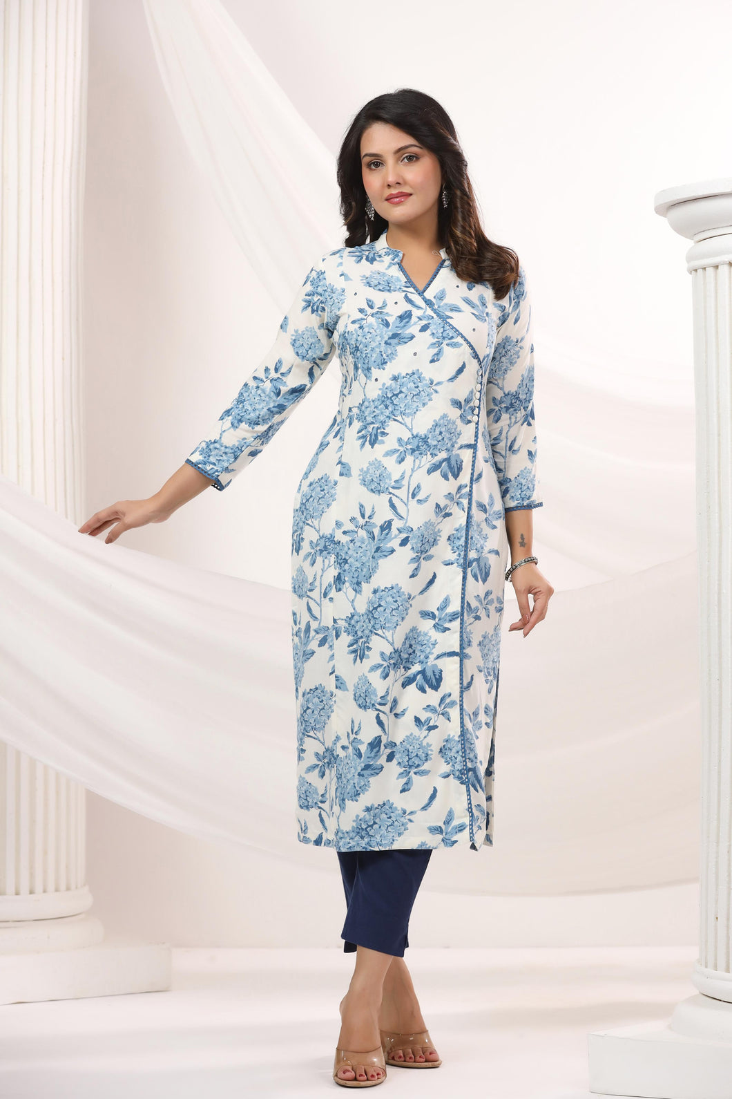 Printed Rayon Kurta