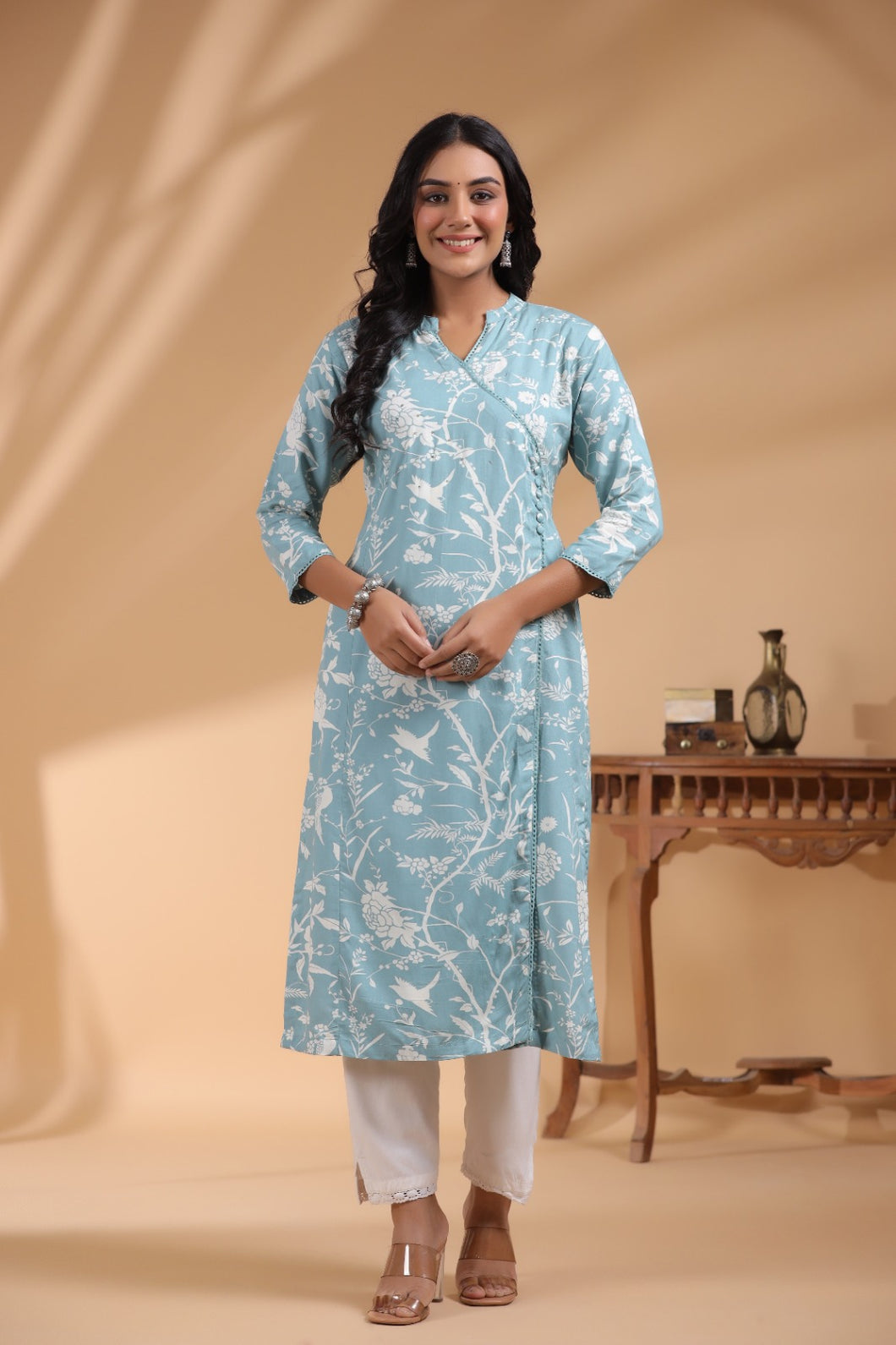 Printed Rayon Kurta