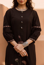 Load image into Gallery viewer, Sahiba - Kurta and Pant set - Cotton : Black
