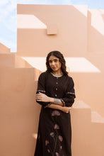 Load image into Gallery viewer, Sahiba - Kurta and Pant set - Cotton : Black
