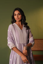 Load image into Gallery viewer, Naazuk _ Anarkali Suit Set _ Lavendar
