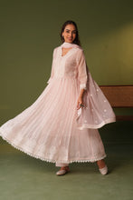 Load image into Gallery viewer, Naazuk _ Anarkali Suit Set _ Peach
