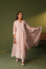 Load image into Gallery viewer, Naazuk _ Anarkali Suit Set _ Peach
