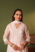 Load image into Gallery viewer, Naazuk _ Anarkali Suit Set _ Peach
